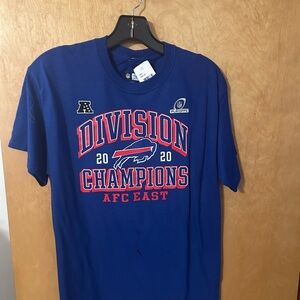 Buffalo Bills t-shirt 2020 Division champs Med NWT